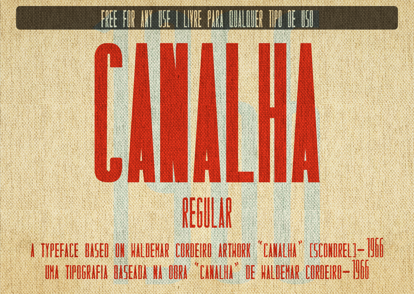 Canalha [Font]