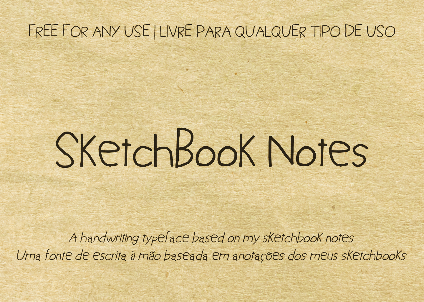 SketchBook Notes [Font]